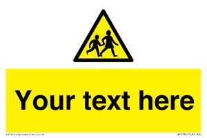 Custom Warning children Sign